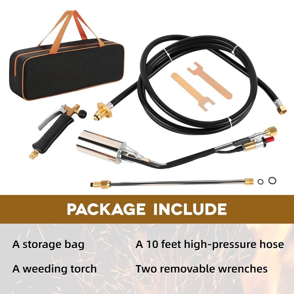 Charouse canvas storage bag with torch and accessories for organized transport