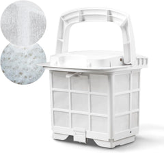 Chasing front view of filter basket showing fit and form, improves debris capture