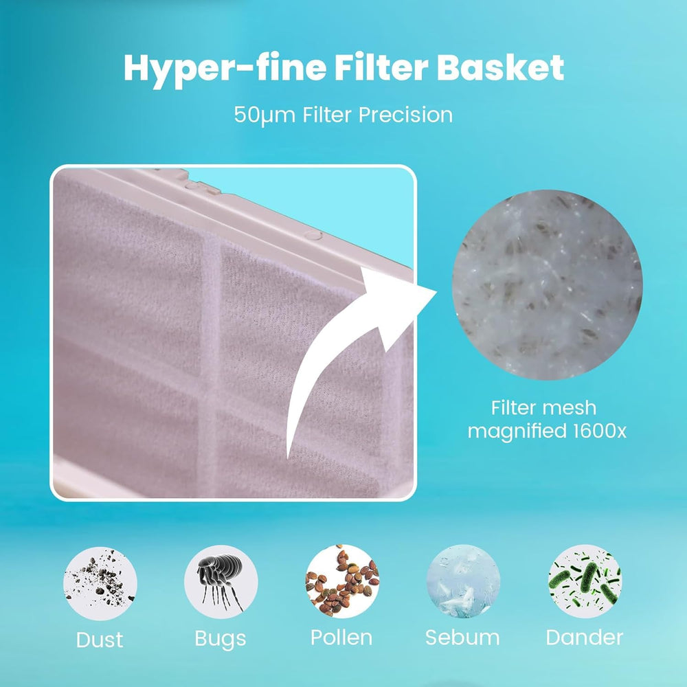Chasing filter basket installed in Hydro4 cleaner illustrating seamless compatibility benefit