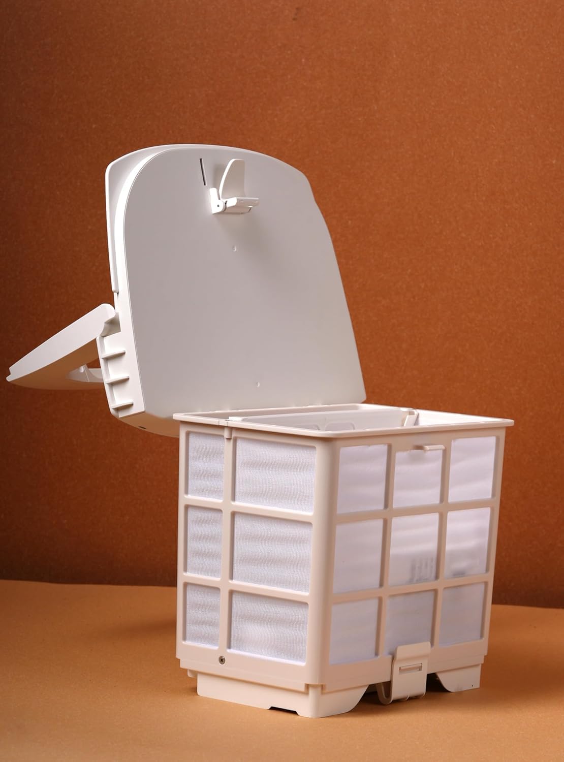 Chasing boxed spare filter basket ready for storage or replacement to ensure uptime