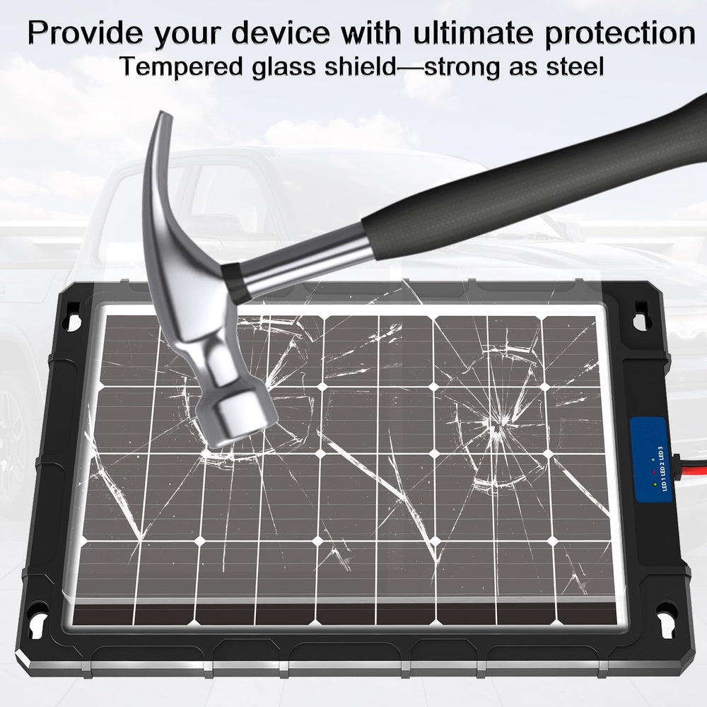 Chatbrid solar panel rear with junction box and cable exit, secure connections benefit