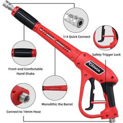 CHAVOR five color nozzle tips arranged showing versatile spray options for tasks