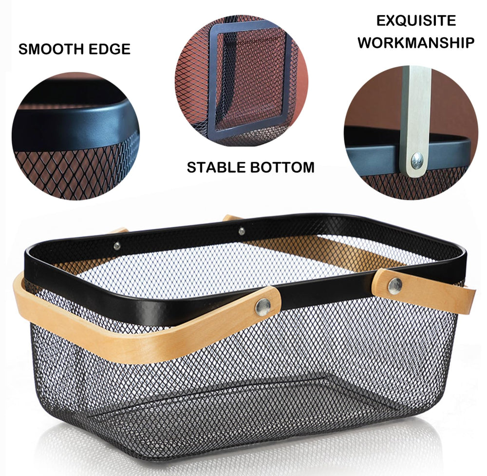 Cheardia small basket close-up of metal mesh highlighting airflow and durability