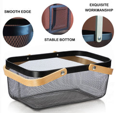 Cheardia small basket close-up of metal mesh highlighting airflow and durability