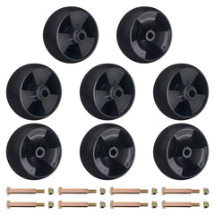 CheeMuii front view of 8-pack wheel kit, complete replacement convenience