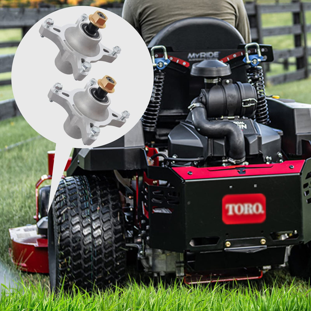 CheeMuii spindle on a zero-turn mower deck restoring smooth cuts