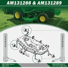 CheeMuii mounted wheel on mower deck showing restored deck balance and smoother cut