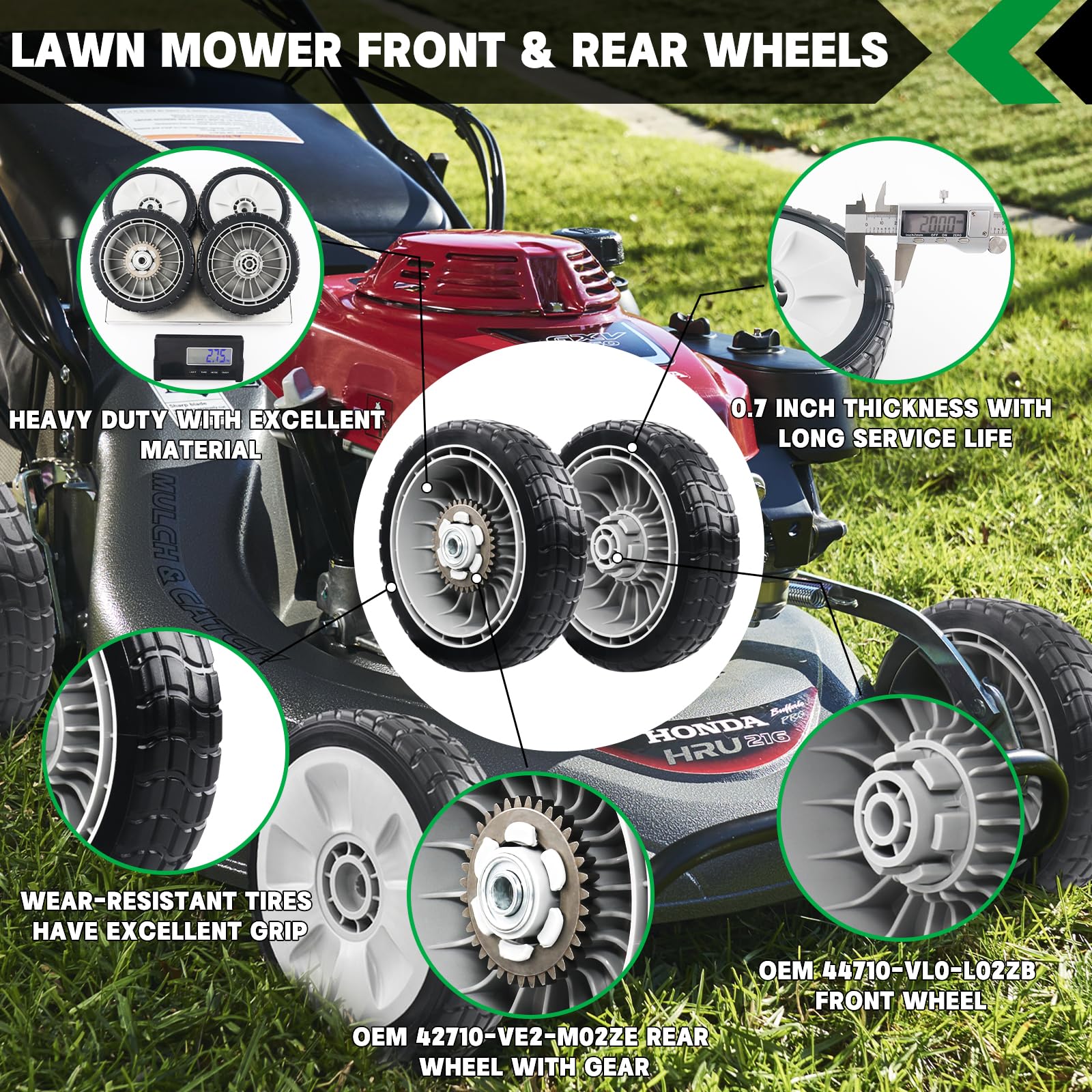 CheeMuii rear wheel metal gear close-up improves drive engagement