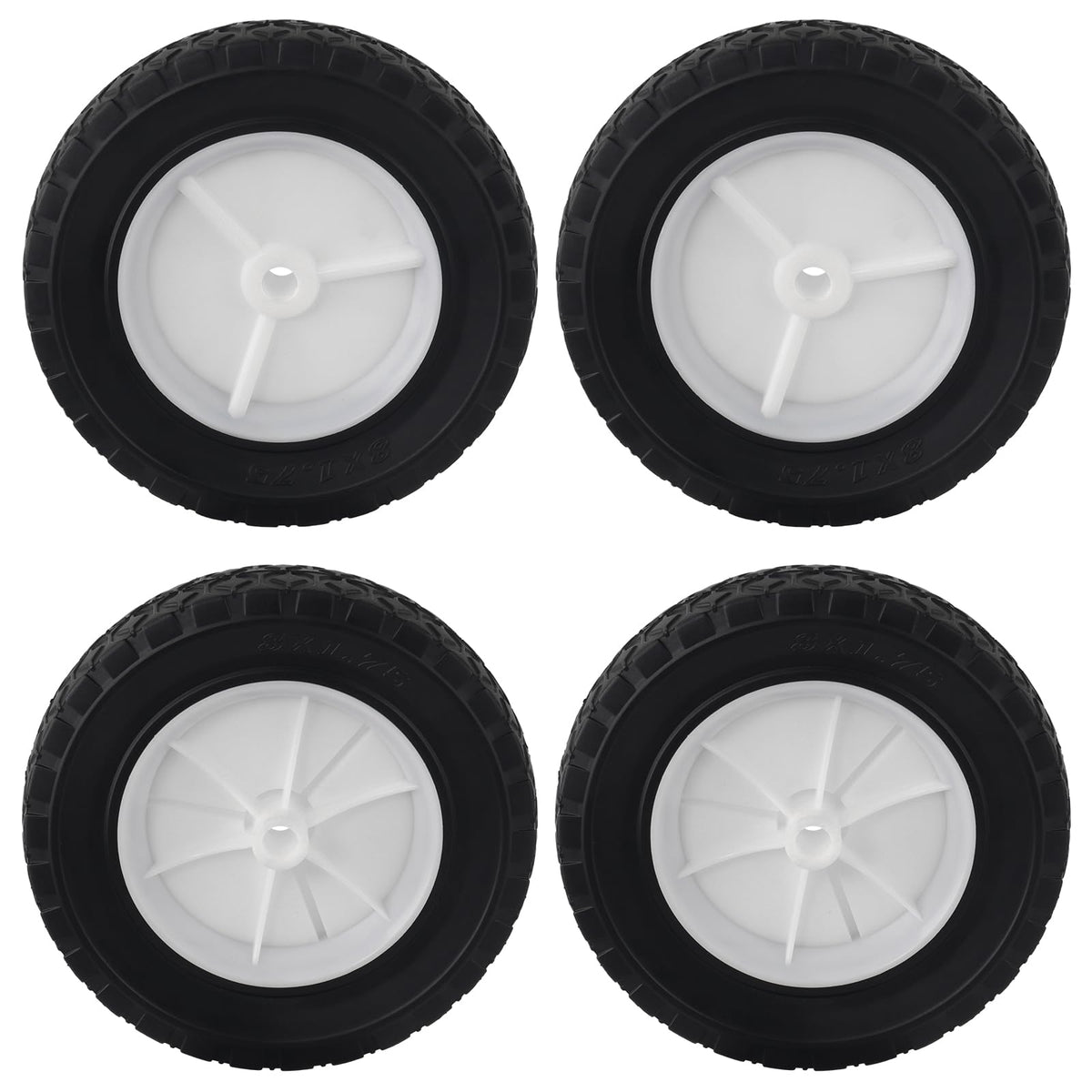 CheeMuii front face of 8-inch wheel showing durable hub and fitment benefit