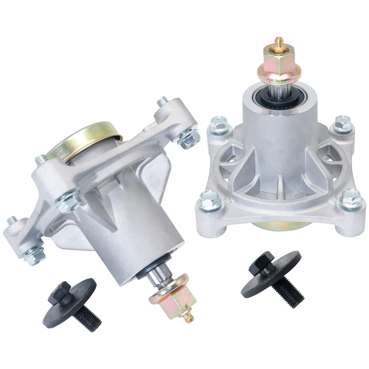 CheeMuii front view spindle assembly showing durable construction and fit