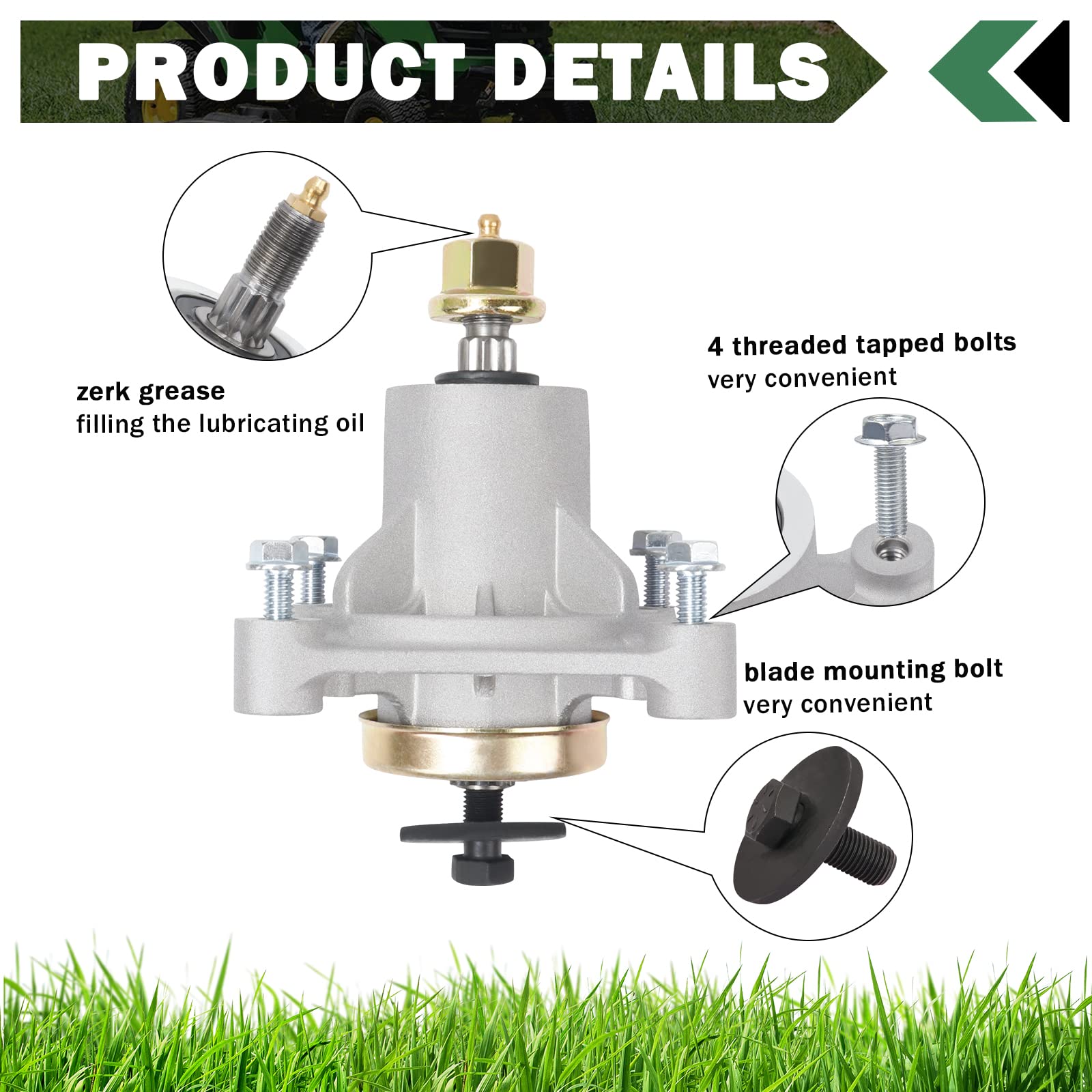 CheeMuii top nut and bottom bolt detail illustrating secure fastening