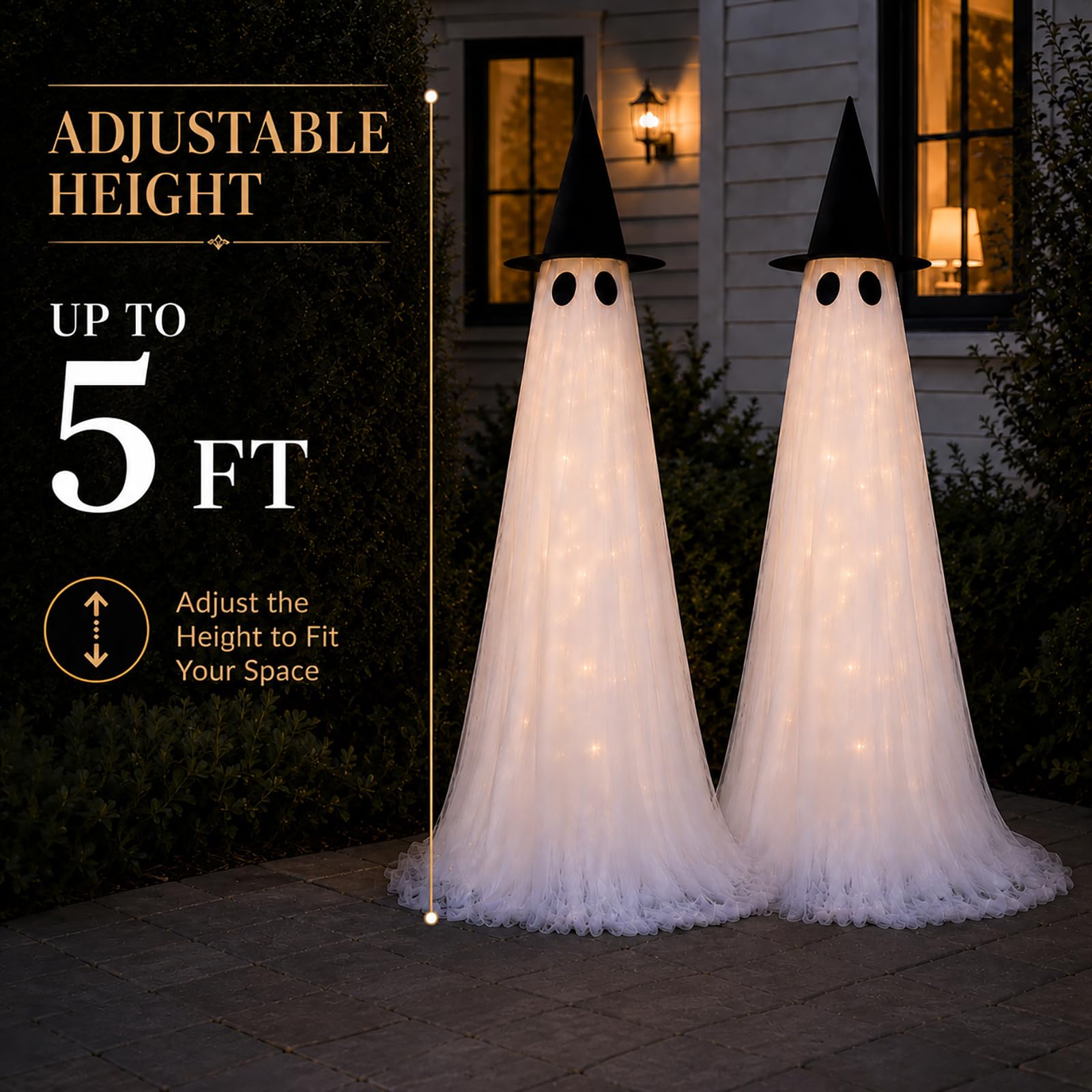 CheerBloom ghost anchored with water bag providing stable placement