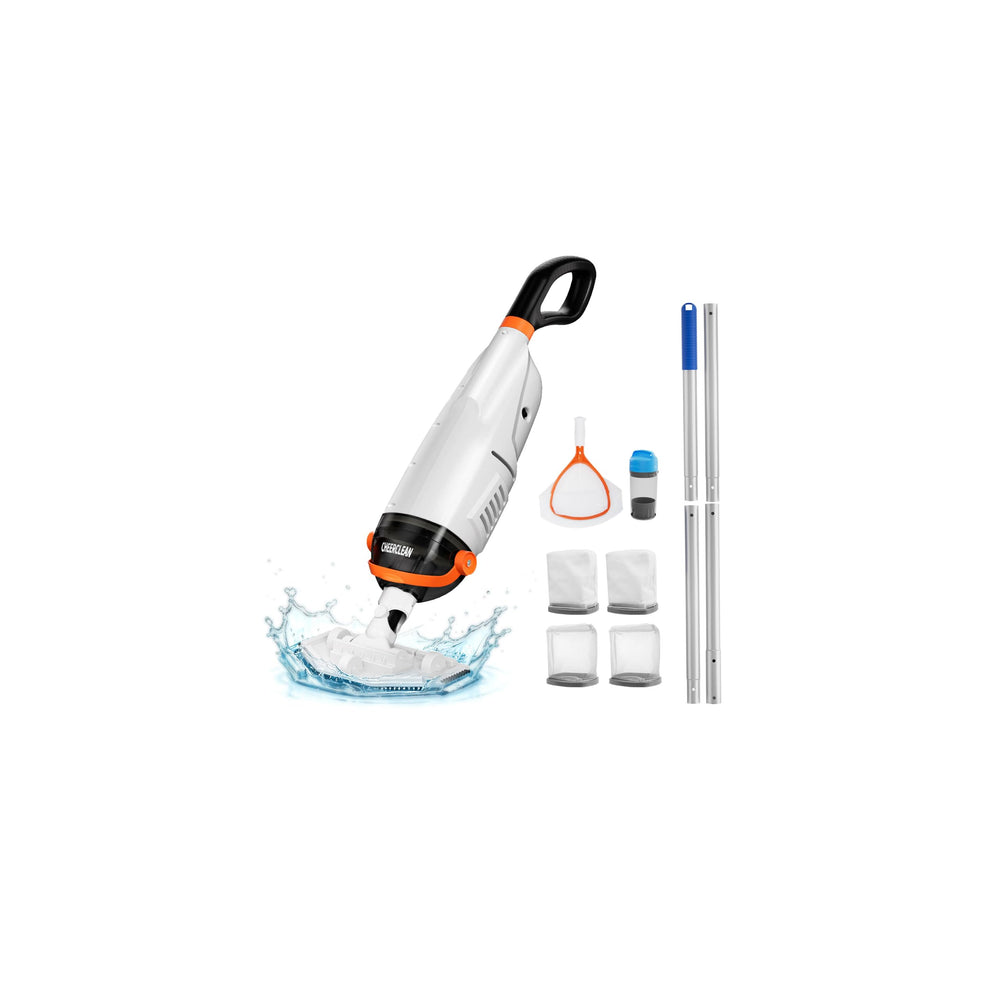 Cheerclean front view vacuum showing compact cordless design and easy grip