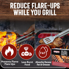 Chef Master ceramic texture close-up highlighting high-heat durability