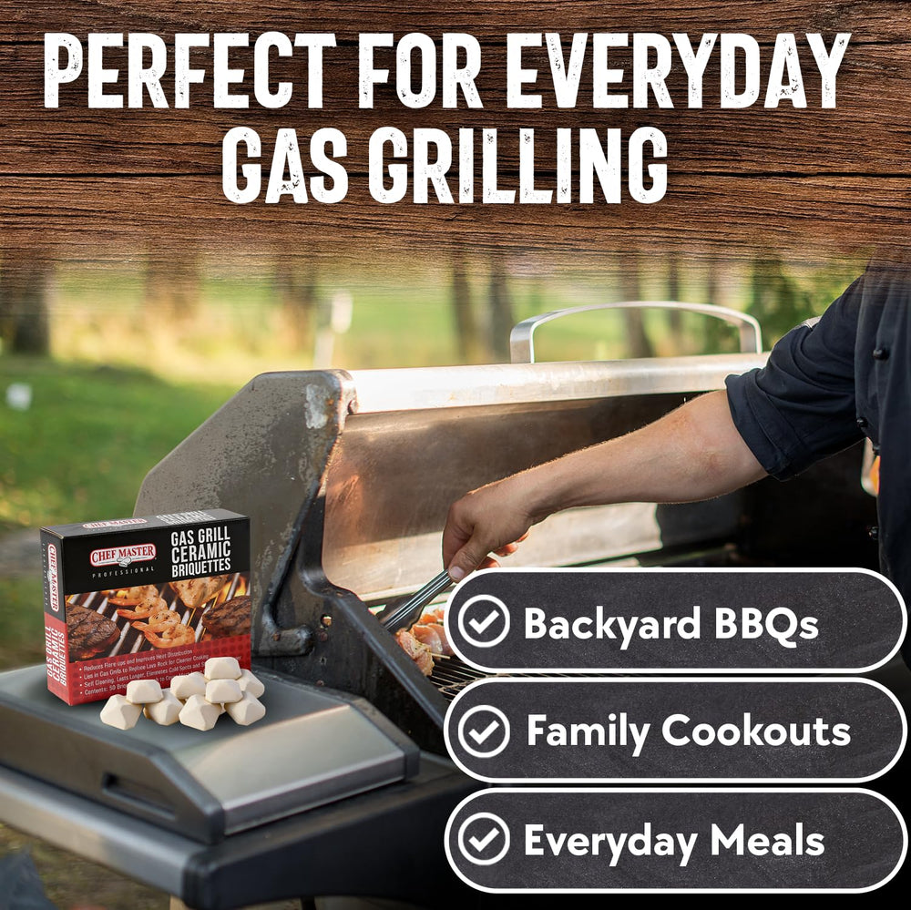 Chef Master row arrangement demonstrating full grill coverage benefit