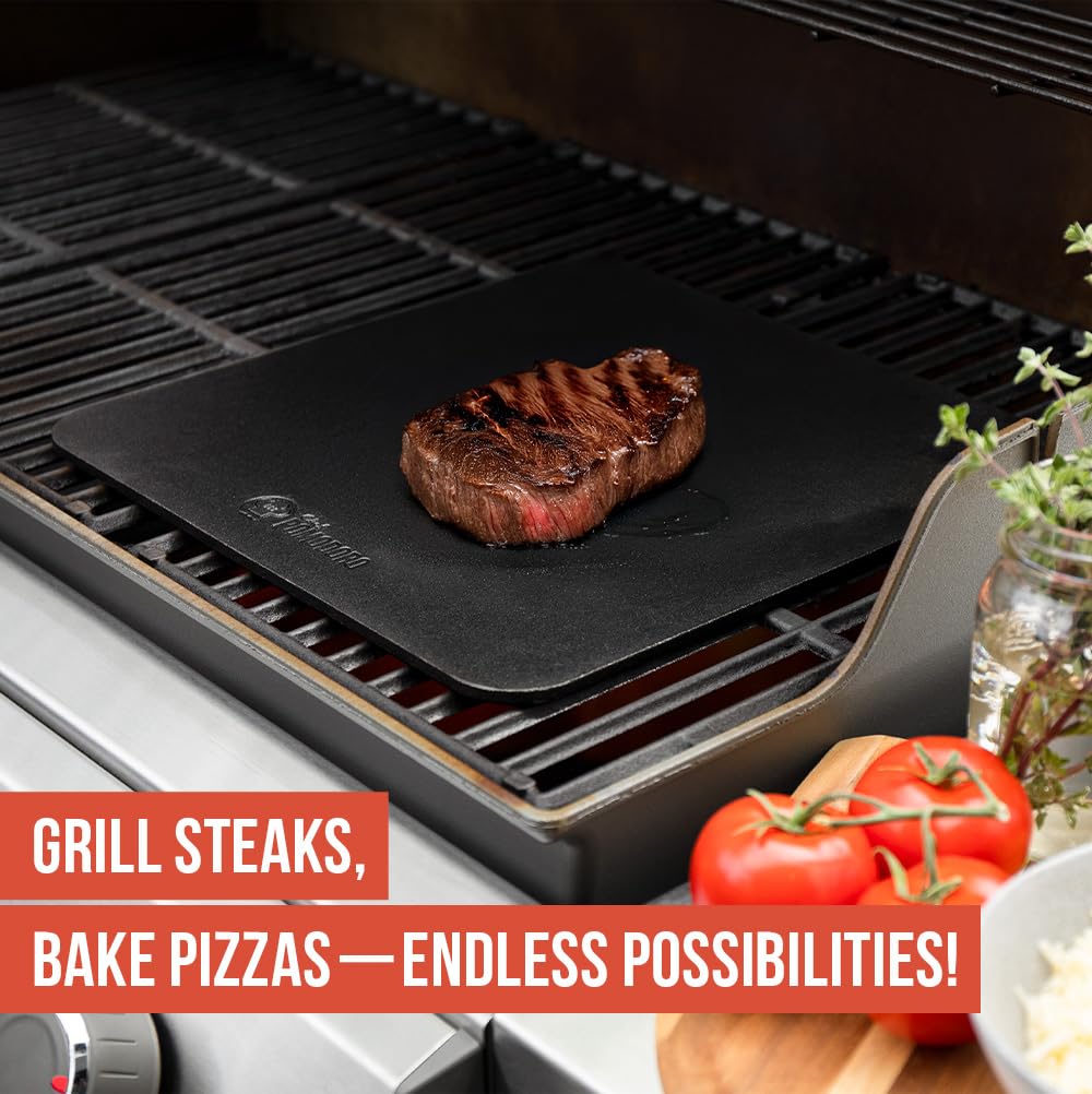 Chef Pomodoro thickness comparison showing 1/4-inch steel mass for stable heat retention