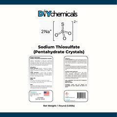 Chemboys crystals dissolving in glass container demonstrating fast neutralization and safe mixing
