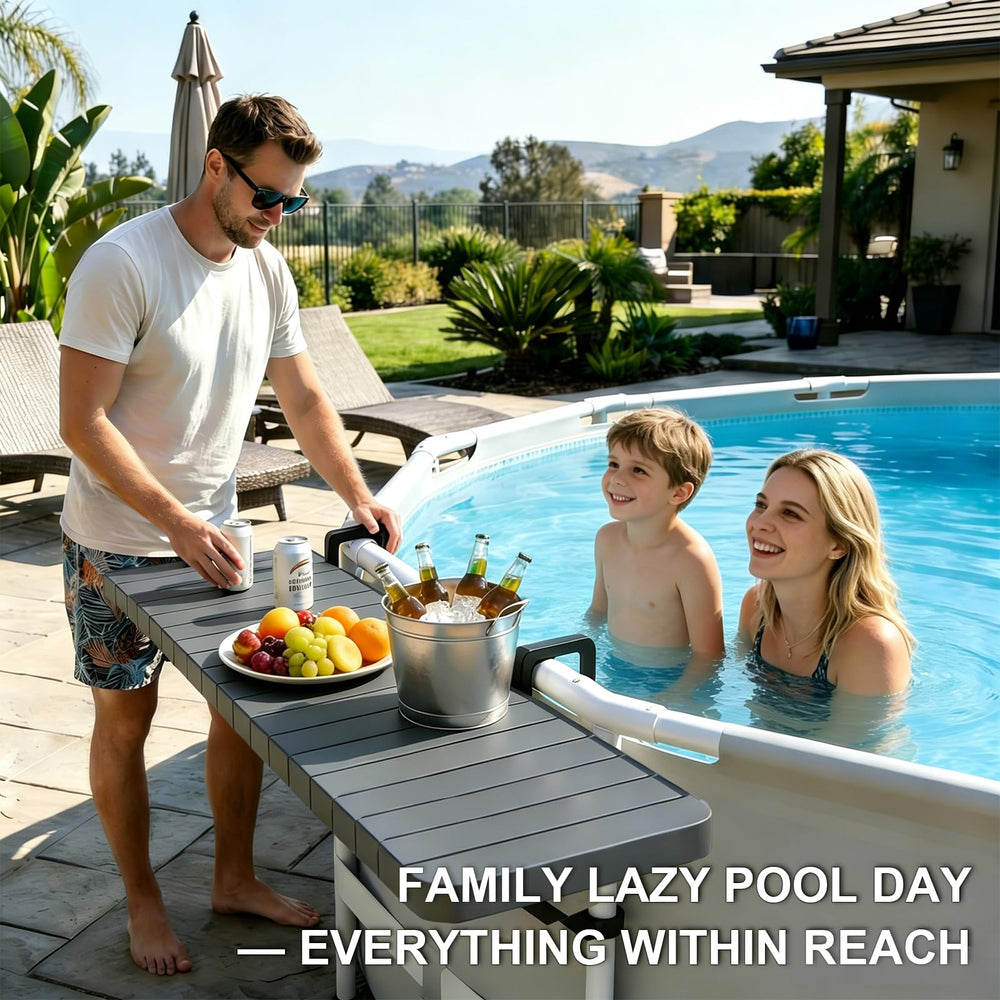 CHENG RONG lifestyle backyard pool party scene enabling relaxed entertaining