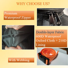 CHENGNAN close-up of 600D Oxford fabric illustrating durability