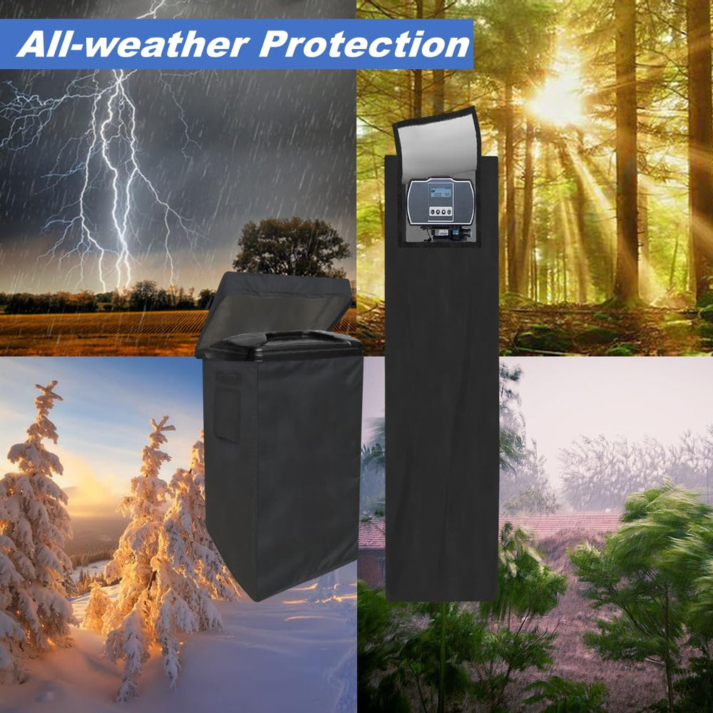 CHENGNAN outdoor installation on a softener demonstrating reliable all-weather protection