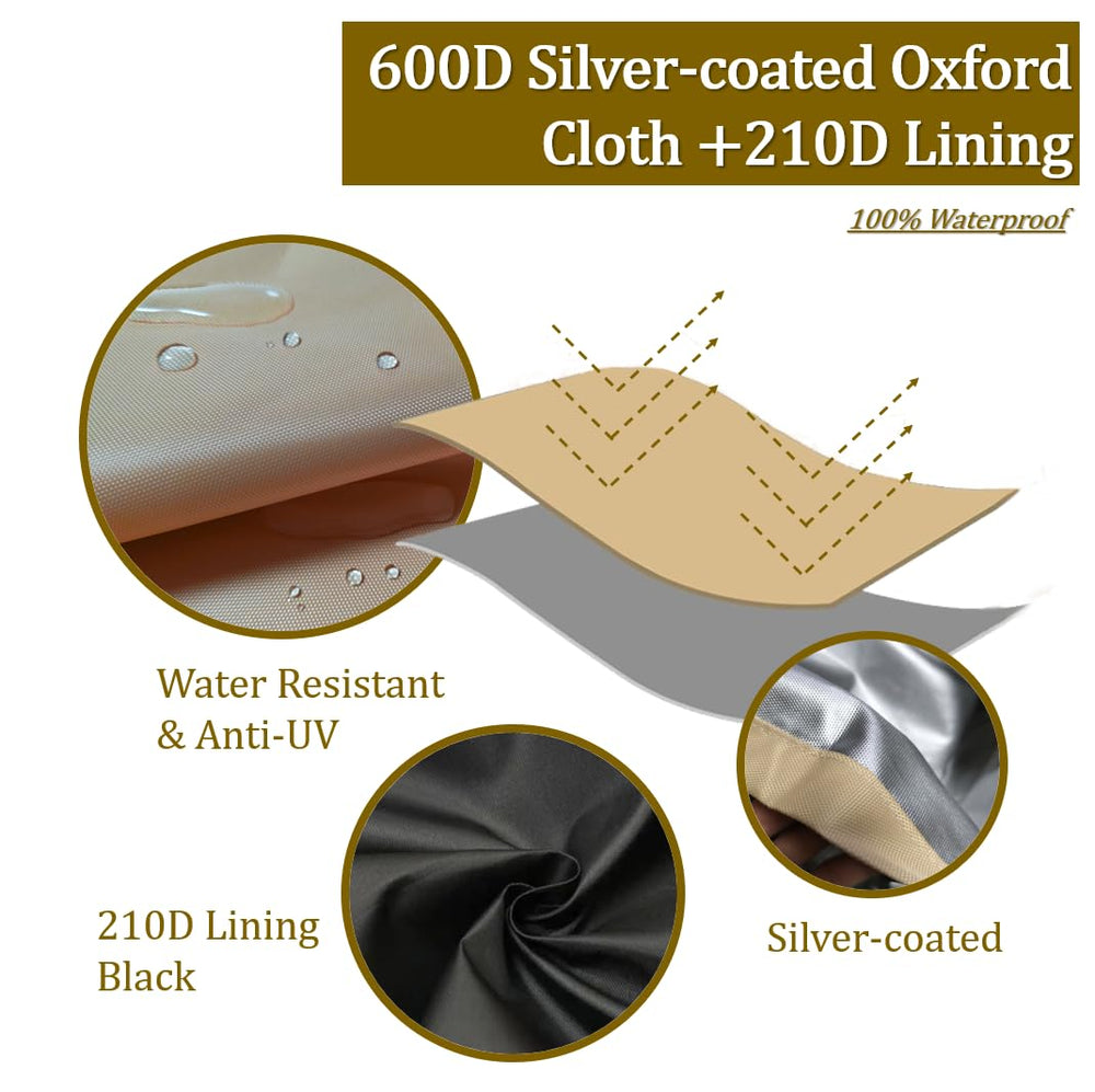 CHENGNAN close-up of 600D Oxford fabric showing waterproof durability