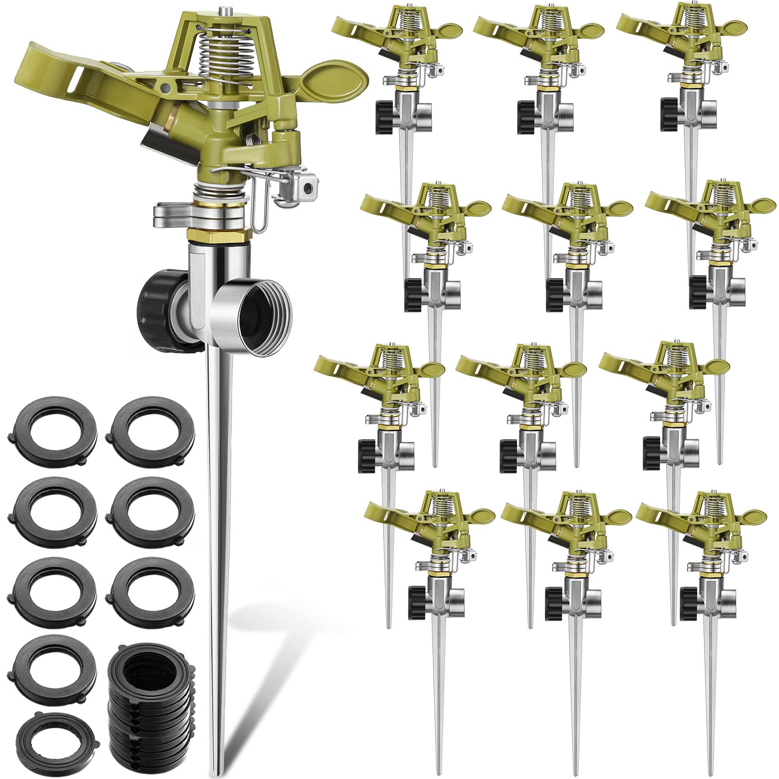CHENGU front view of eight-sprinkler kit showing value pack and accessories for reliable irrigation