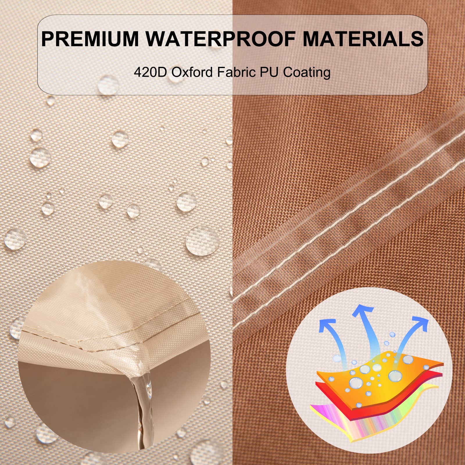 CHENGWEI covered mesh vent closeup allowing airflow to reduce moisture build-up
