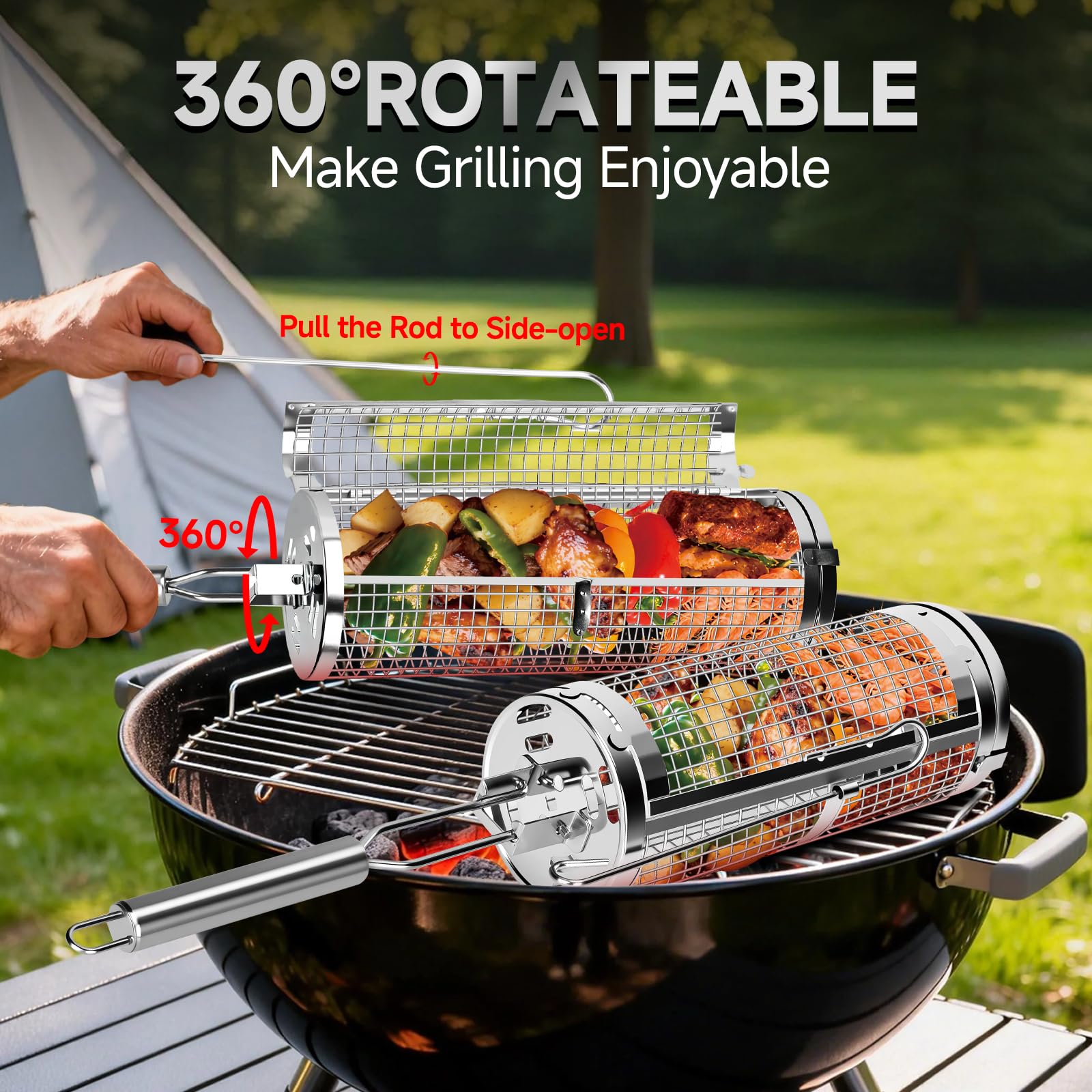 Chenovate removable handle being attached quickly for secure, heat-resistant grip