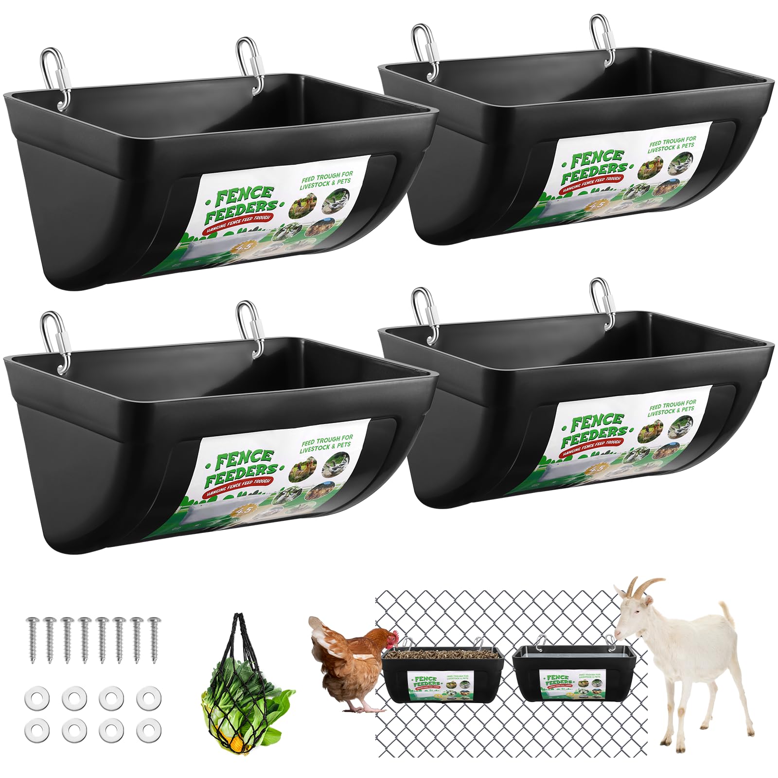 Chewoof front view of hanging feeder showing durable shape and easy refill benefit