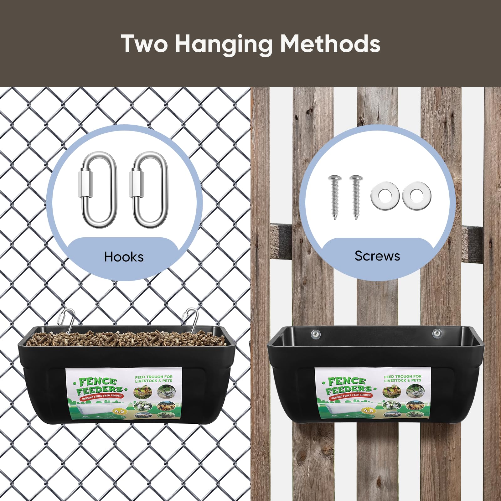 Chewoof feeder held in hand showing compact size and convenient handling benefit