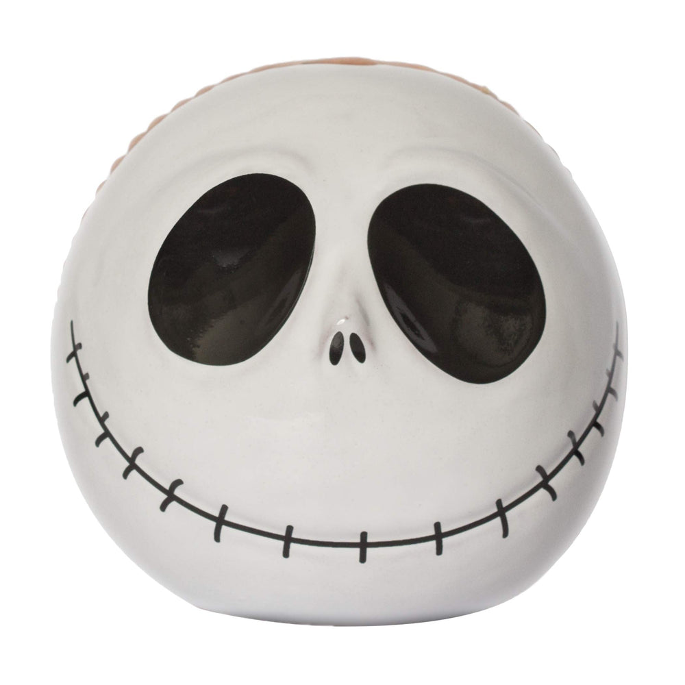 Close-up of Jack Skellington planter texture with sprouting chia showing detail and quick green coverage benefit
