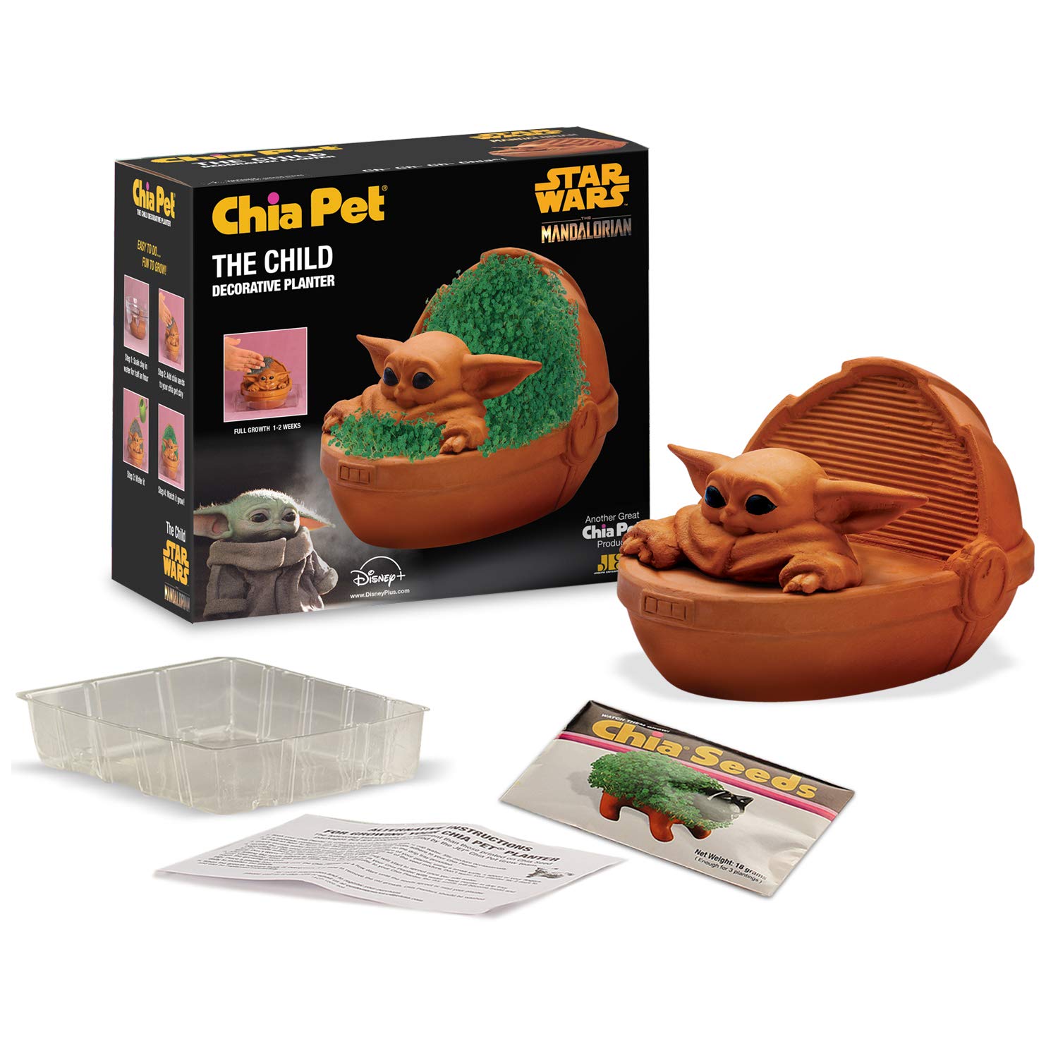 Chia The Child planter in use on a desk, Chia brand adds playful greenery and workspace charm
