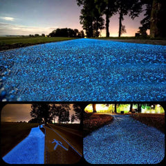 chic style front of bag showing quantity and glow pebbles benefit visual impact