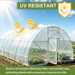 chicarry installed on hoop house demonstrating weather protection