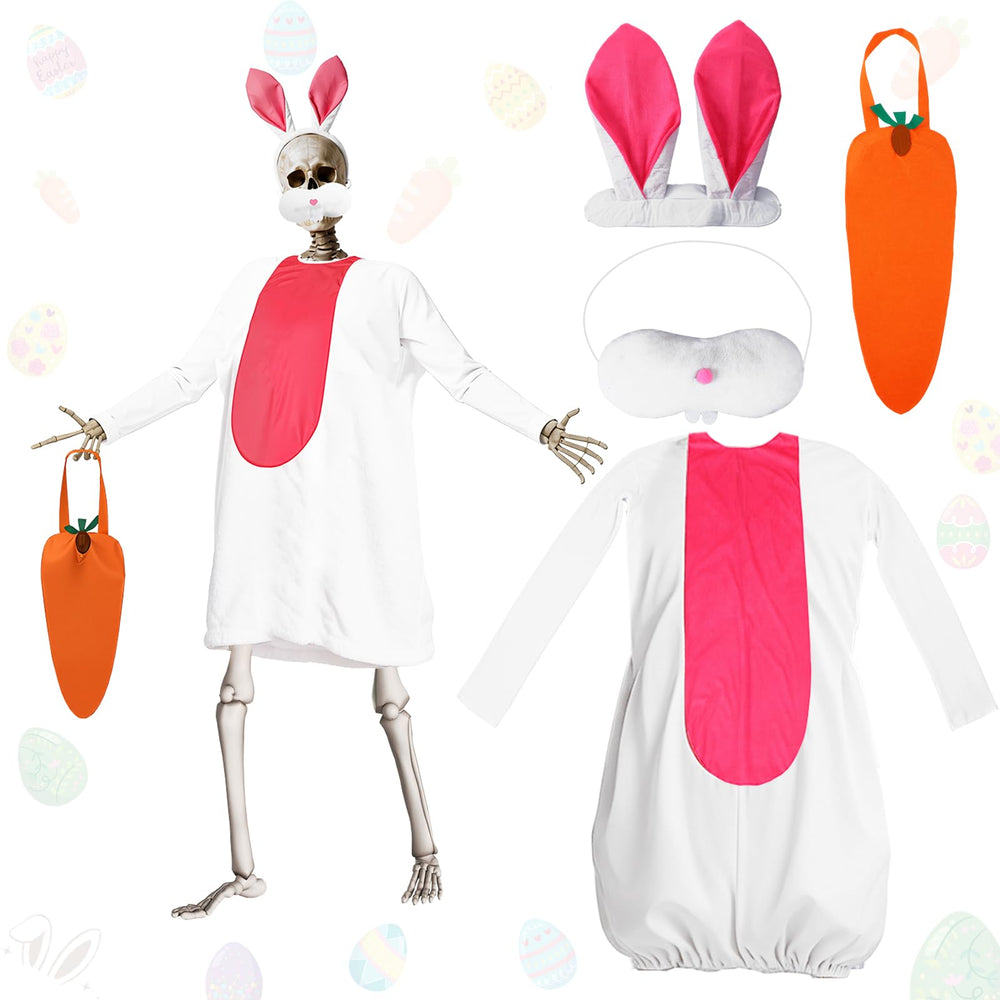Chicingyou front view of full Easter rabbit outfit showing festive appeal