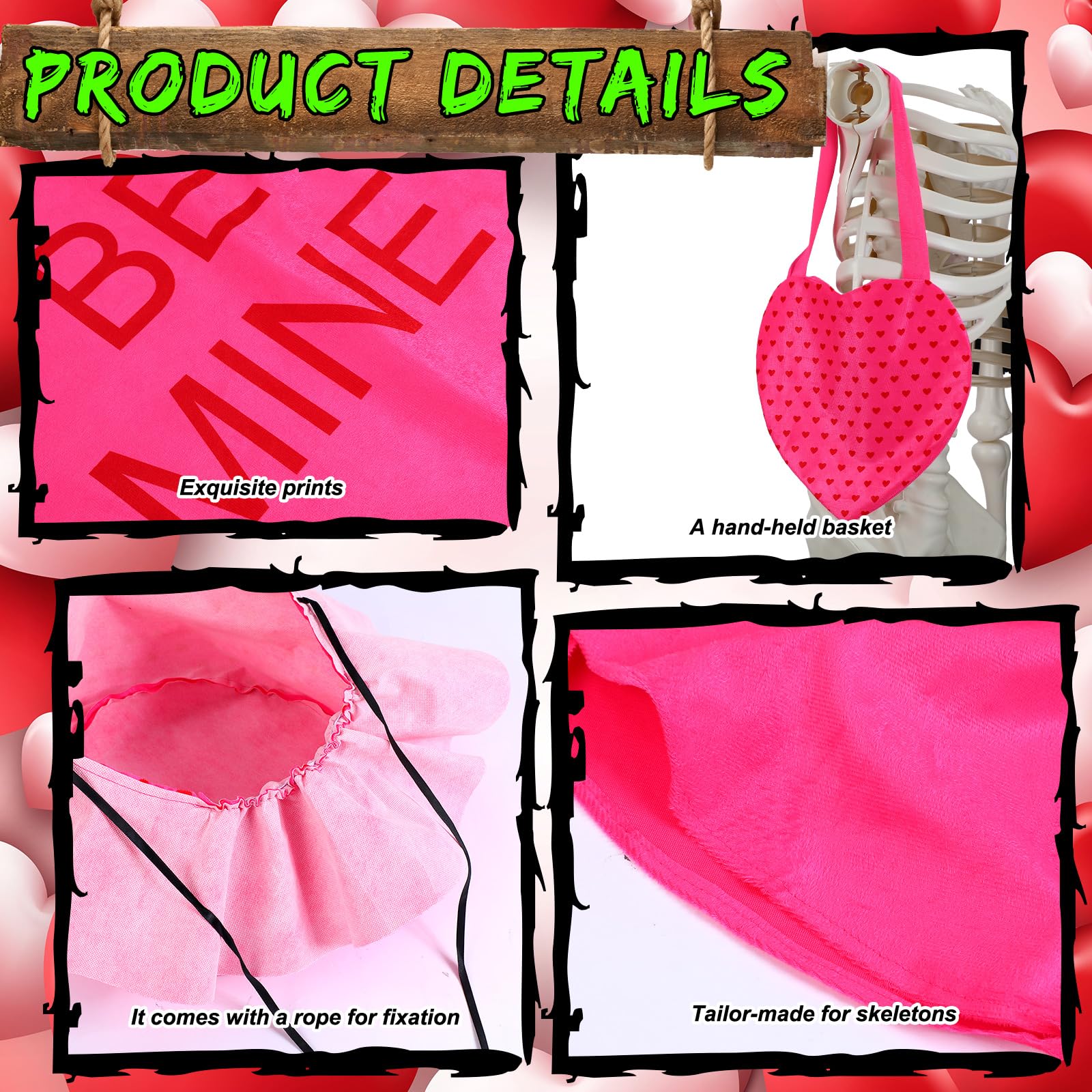 Chicingyou heart chest cloth front shows shape and design for high-visibility benefit