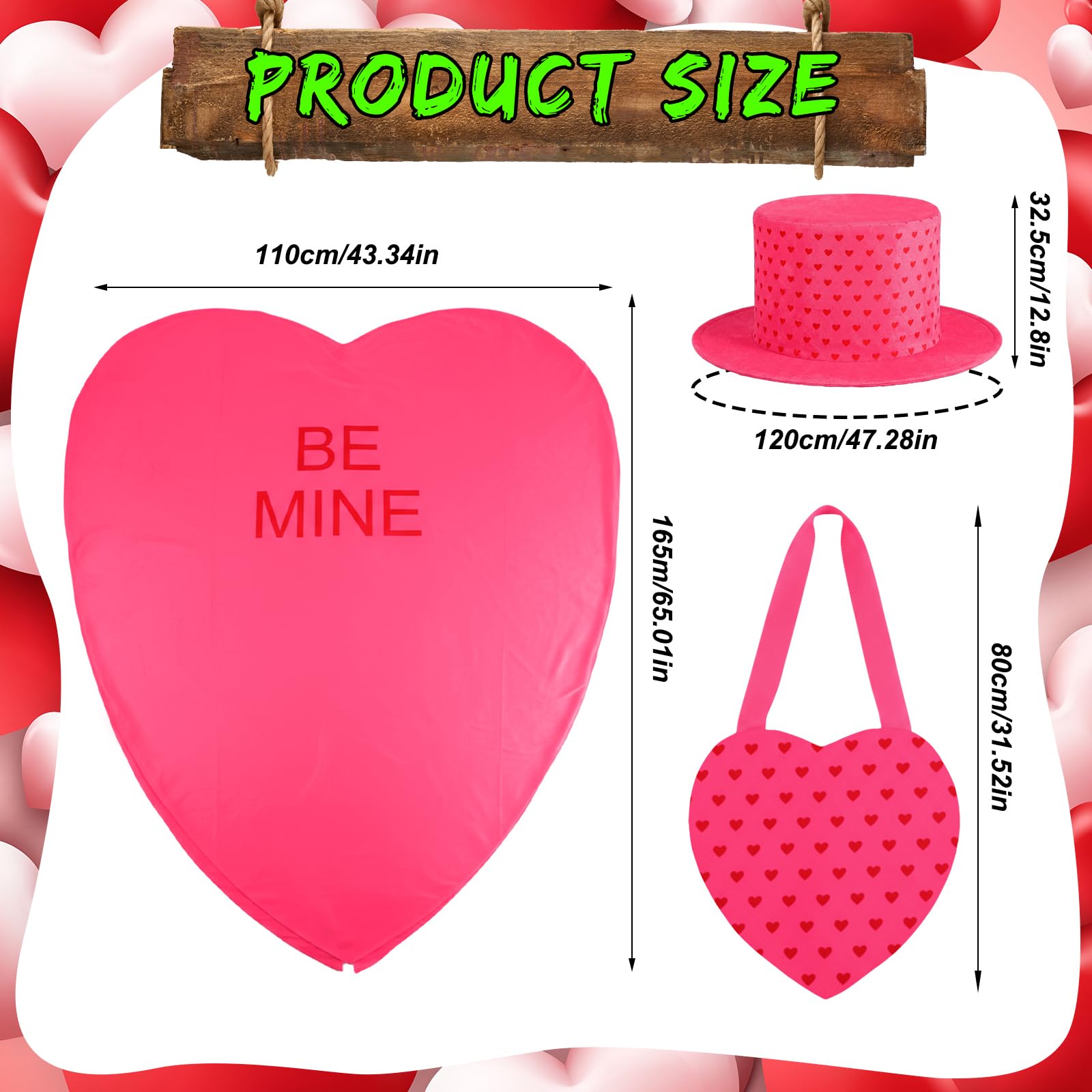 Chicingyou heart hat detail highlights tie and felt texture for secure fit benefit