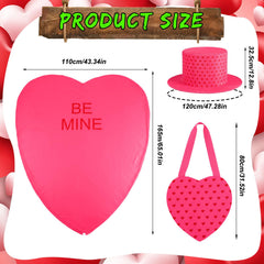 Chicingyou heart hat detail highlights tie and felt texture for secure fit benefit