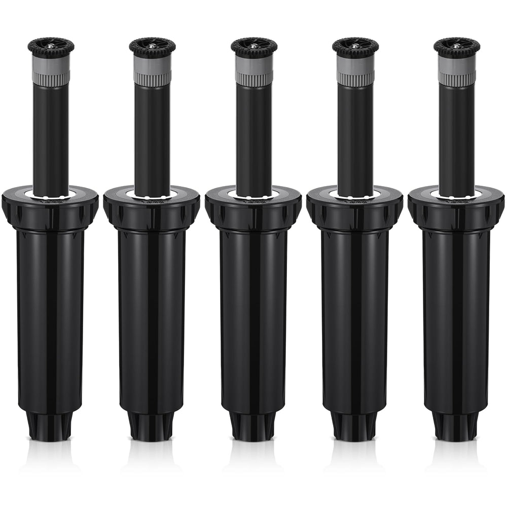 Chicmount front view of five packaged sprinkler heads showing contents and value