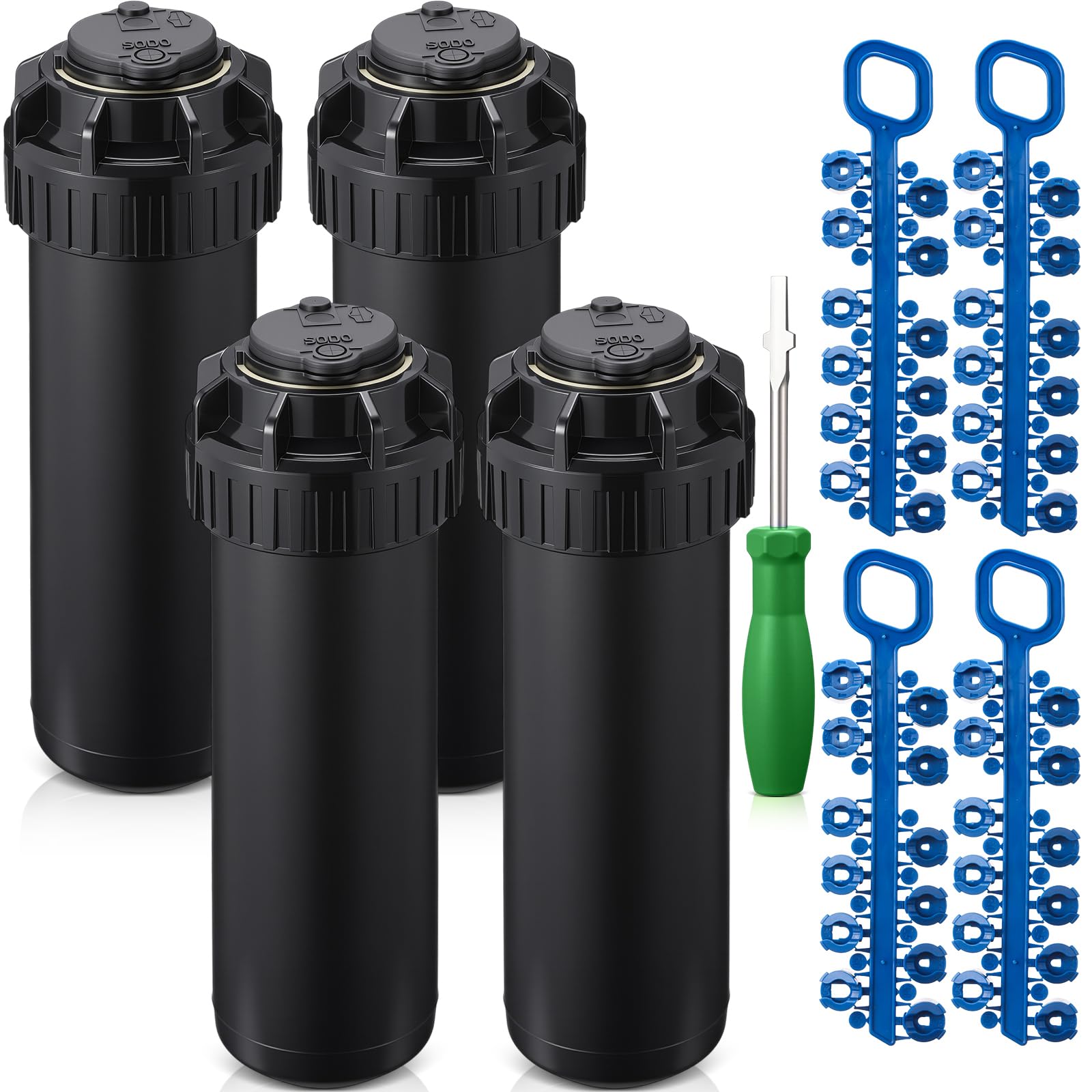 Chicmount rotor front view showing durable housing and pop-up head for reliable watering