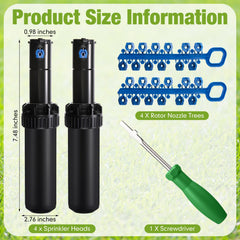 Chicmount top nozzle detail with curtain nozzle for even droplet distribution benefit