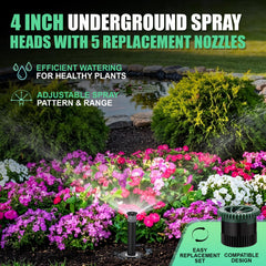 Chicmount side profile retracted to prevent mower interference