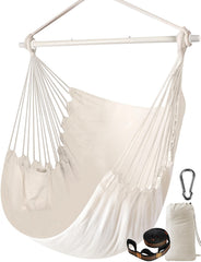 Chihee front view hammock chair showing comfy seat and design benefits