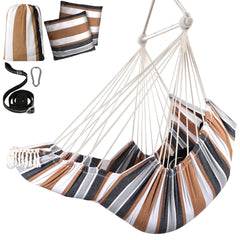 Chihee front view of hammock chair shows sturdy build and comfortable seat