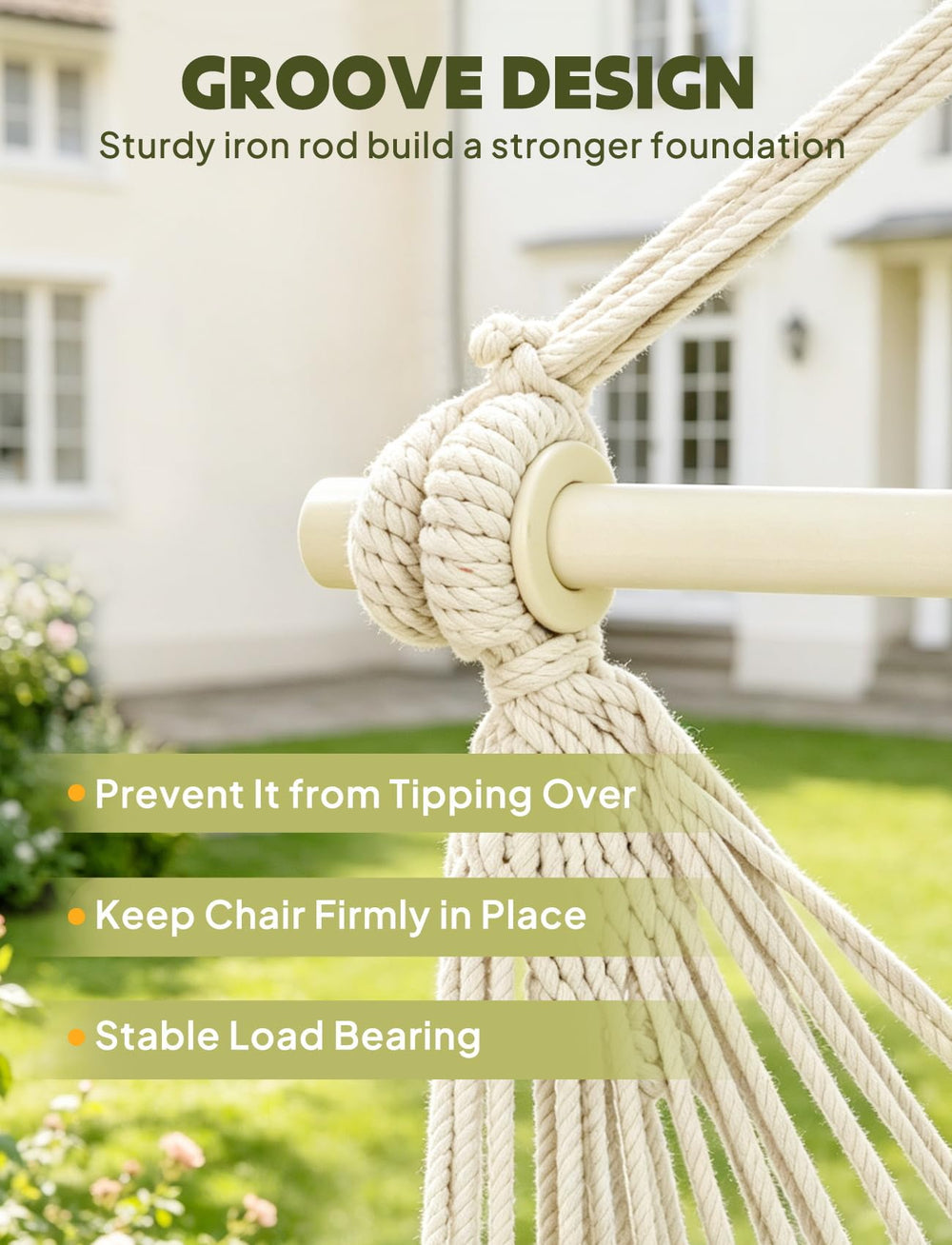 Chihee hammock chair folded in carry bag showing portable storage and travel ease