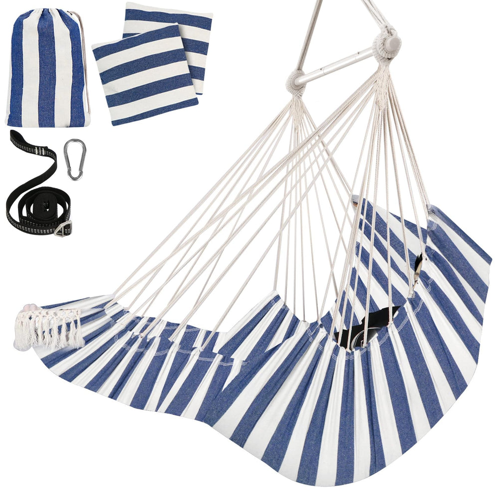 Chihee hammock chair front view showing stable frame and comfortable seat
