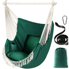 Chihee hammock chair front view showing full seat and frame for comfortable lounging