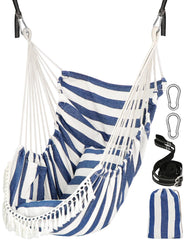 Chihee hammock chair front view showing full seat and frame, comfortable relaxation