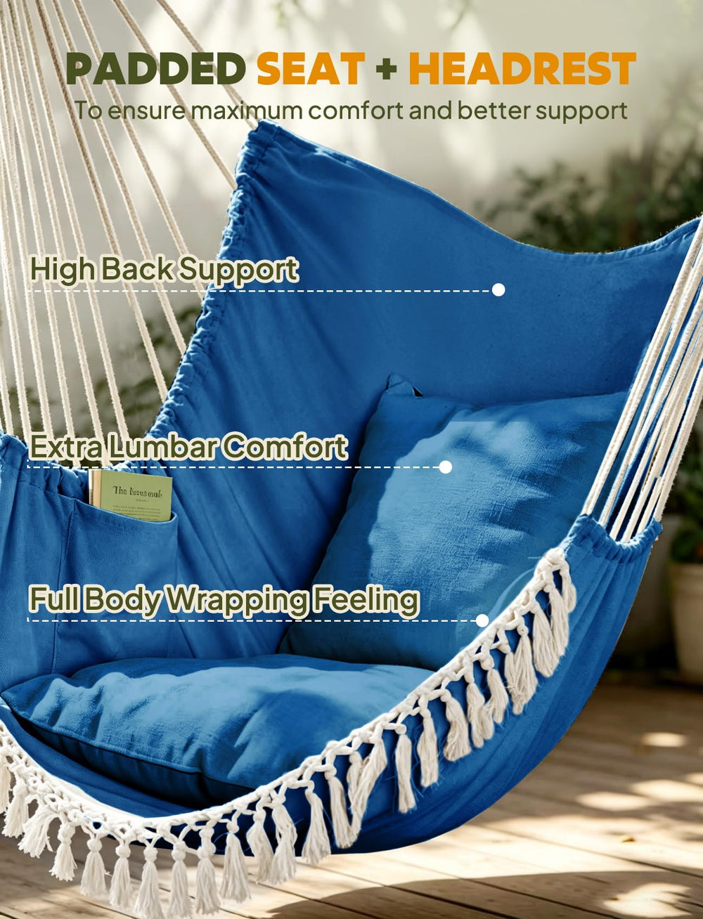 Chihee hammock chair packed in carry bag for portable travel