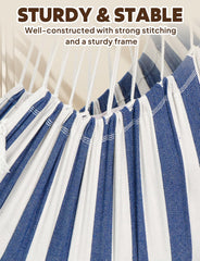 Chihee hammock chair detail of two cushions on fabric seat, added padding comfort